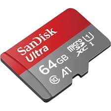 Sandisk Ultra 64GB Microsdxc UHS I Memory Card